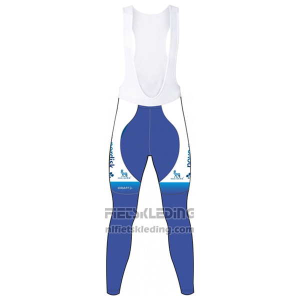 2017 Fietskleding Novo Nordisk Wit Lange Mouwen en Koersbroek